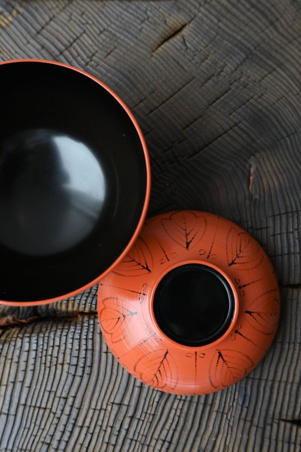 輪島塗剣牡丹文吸物椀 - 画像 (4)