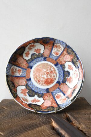 古伊万里錦手花鳥文七寸皿